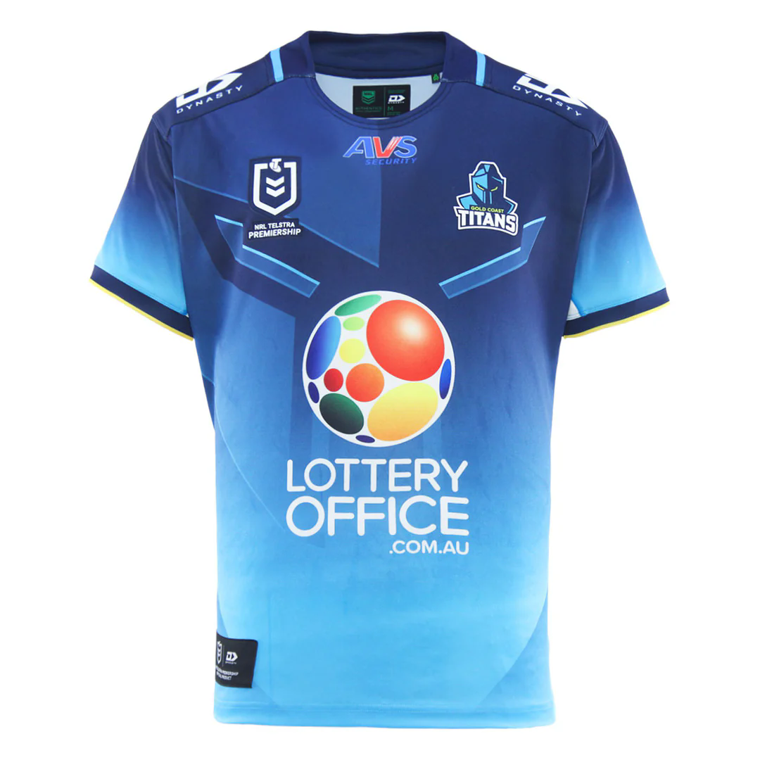 Gold Coast Titans 2025 Official Home Jersey