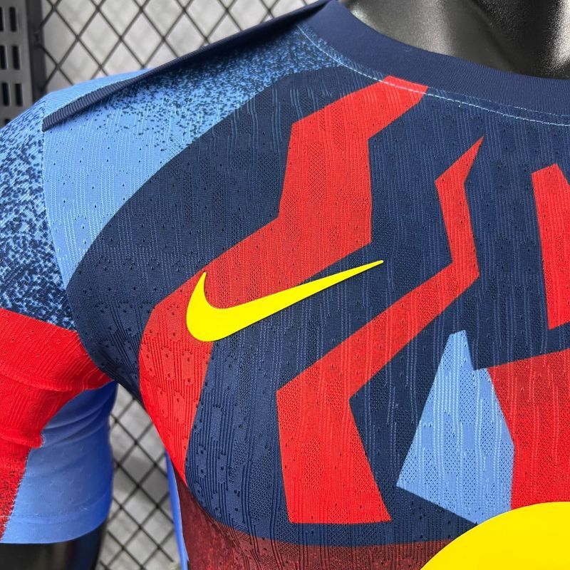 FC Barcelona 2025/26 Official 'El Clásico' Pre-Match Shirt