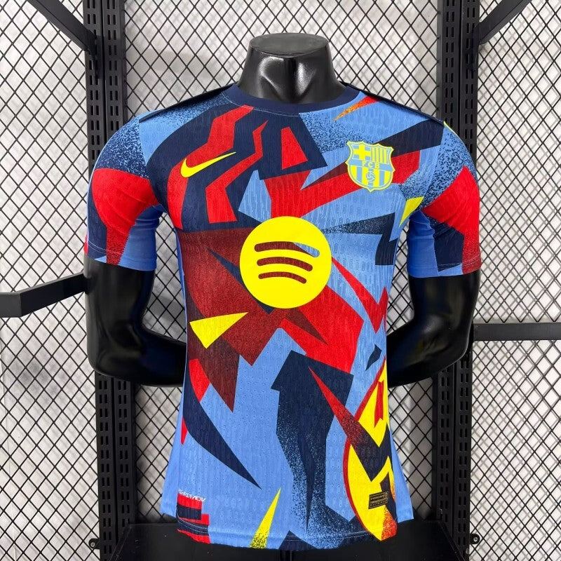 FC Barcelona 2025/26 Official 'El Clásico' Pre-Match Shirt