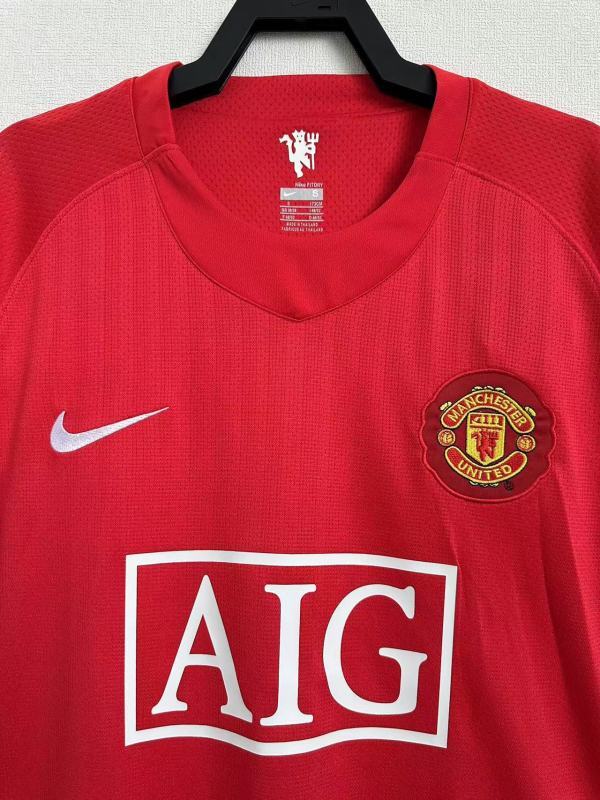 Manchester United 2007/08 Retro Home Kit