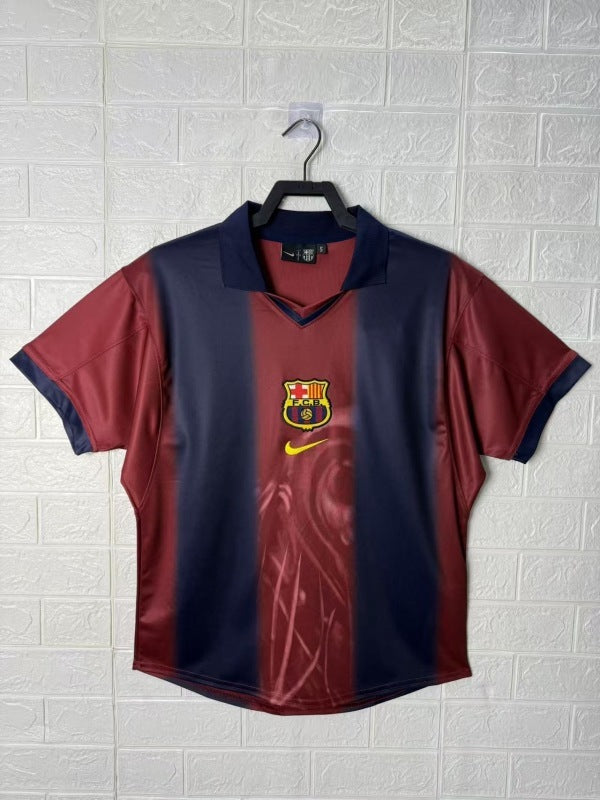 FC Barcelona 2000/01 'Travis Scott Skeleton' Retro Home Jersey