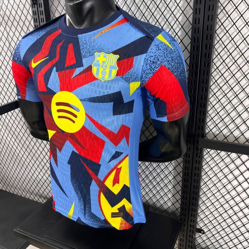 FC Barcelona 2025/26 Official 'El Clásico' Pre-Match Shirt