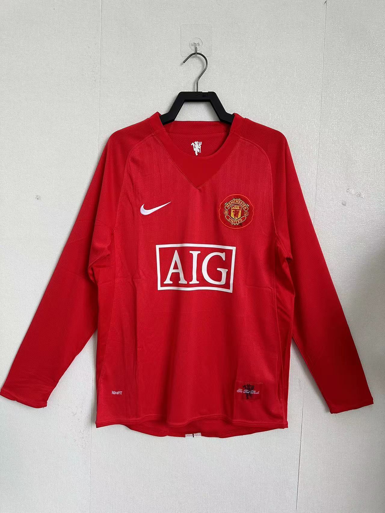 Manchester United 2007/08 Retro Home Kit